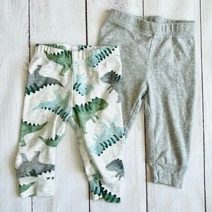 Assorted Carter’s pants 6-9m